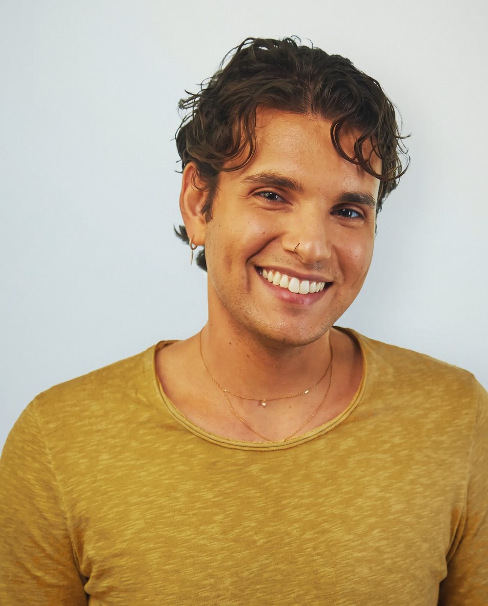 Portrait of Samet Akti, smiling